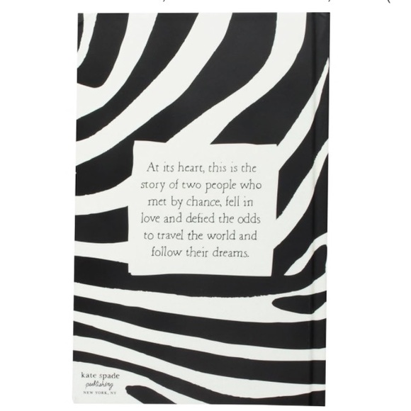 Kate Spade Bridal Notebook Journal, I Married Adventure, Black - Picture 2 of 4